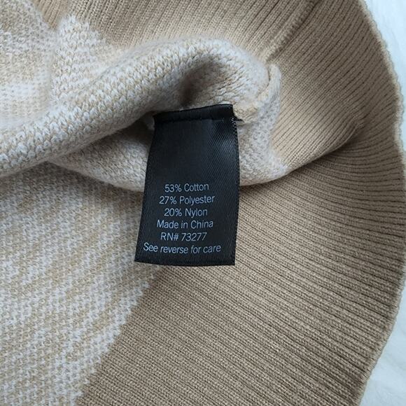 Cardigan Sweater Simply Vera Vera Wang Medium Button Up Patterned Sweater $58 - Picture 7 of 7